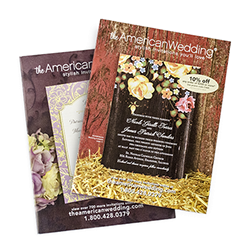 Link to the American Wedding and MyGatsby.com mailing catalog